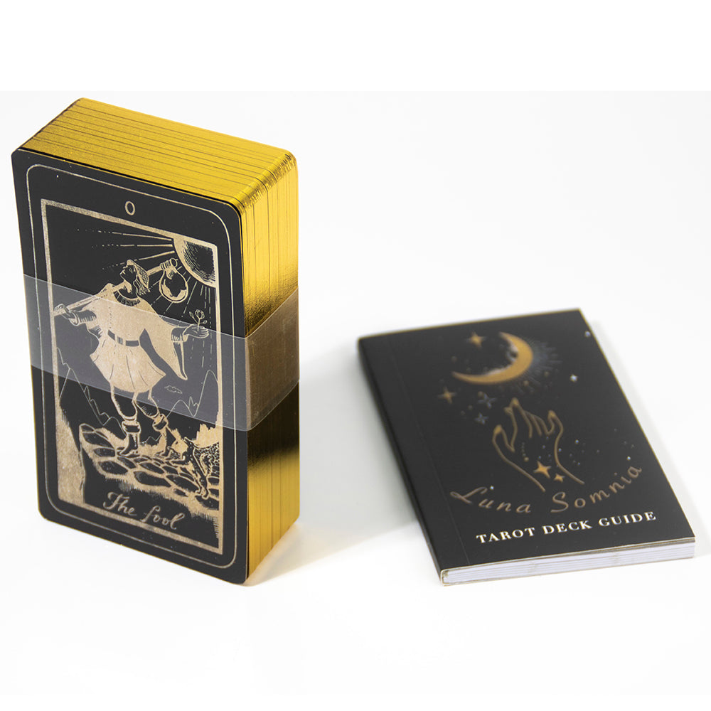Shores Of Moon Luna Somnia Tarot Deck with Guidebook Box 78 Cards Complete Full Deck Starry Dreams Celestial Astrology Witchy - TAROT DECK