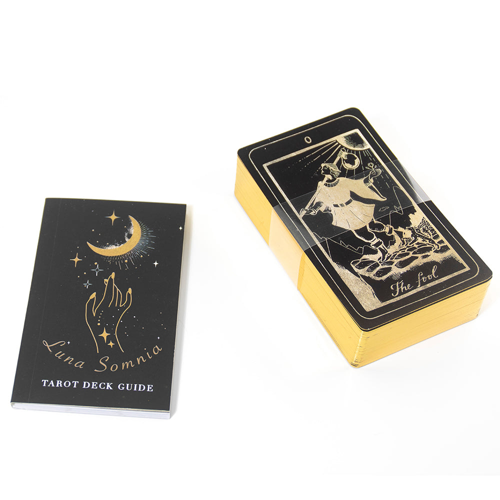 Shores Of Moon Luna Somnia Tarot Deck with Guidebook Box 78 Cards Complete Full Deck Starry Dreams Celestial Astrology Witchy - TAROT DECK