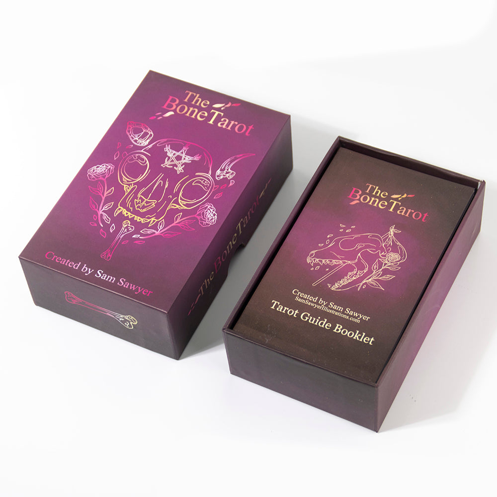 The Bone Tarot Deck, intuitive, divination deck, 78 card tarot - TAROT DECK