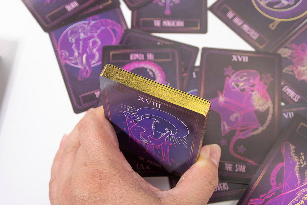 The Bone Tarot Deck, intuitive, divination deck, 78 card tarot - TAROT DECK
