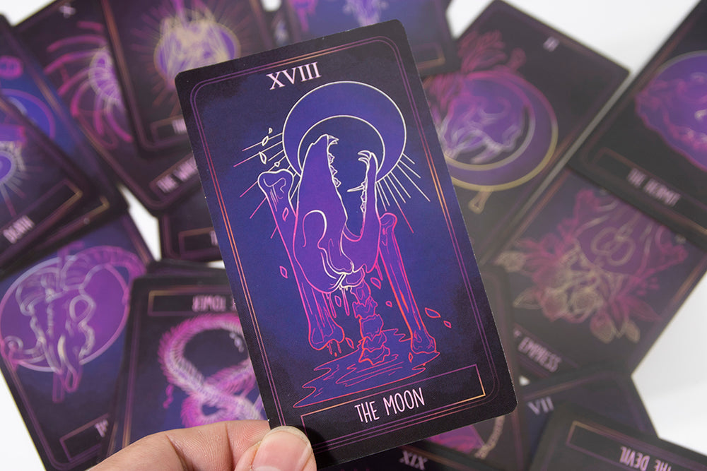 The Bone Tarot Deck, intuitive, divination deck, 78 card tarot - TAROT DECK