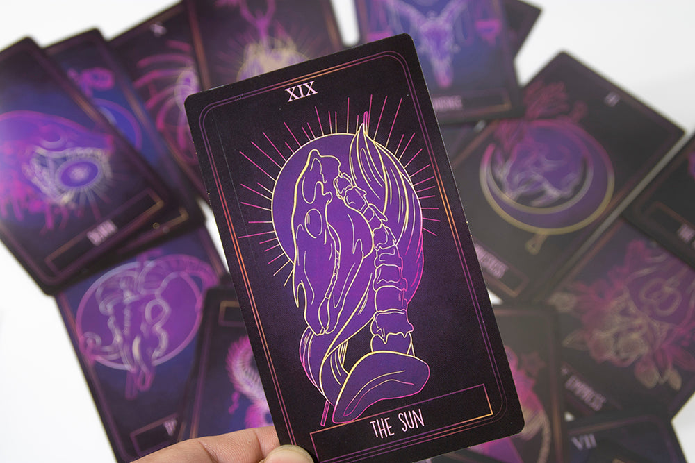 The Bone Tarot Deck, intuitive, divination deck, 78 card tarot - TAROT DECK