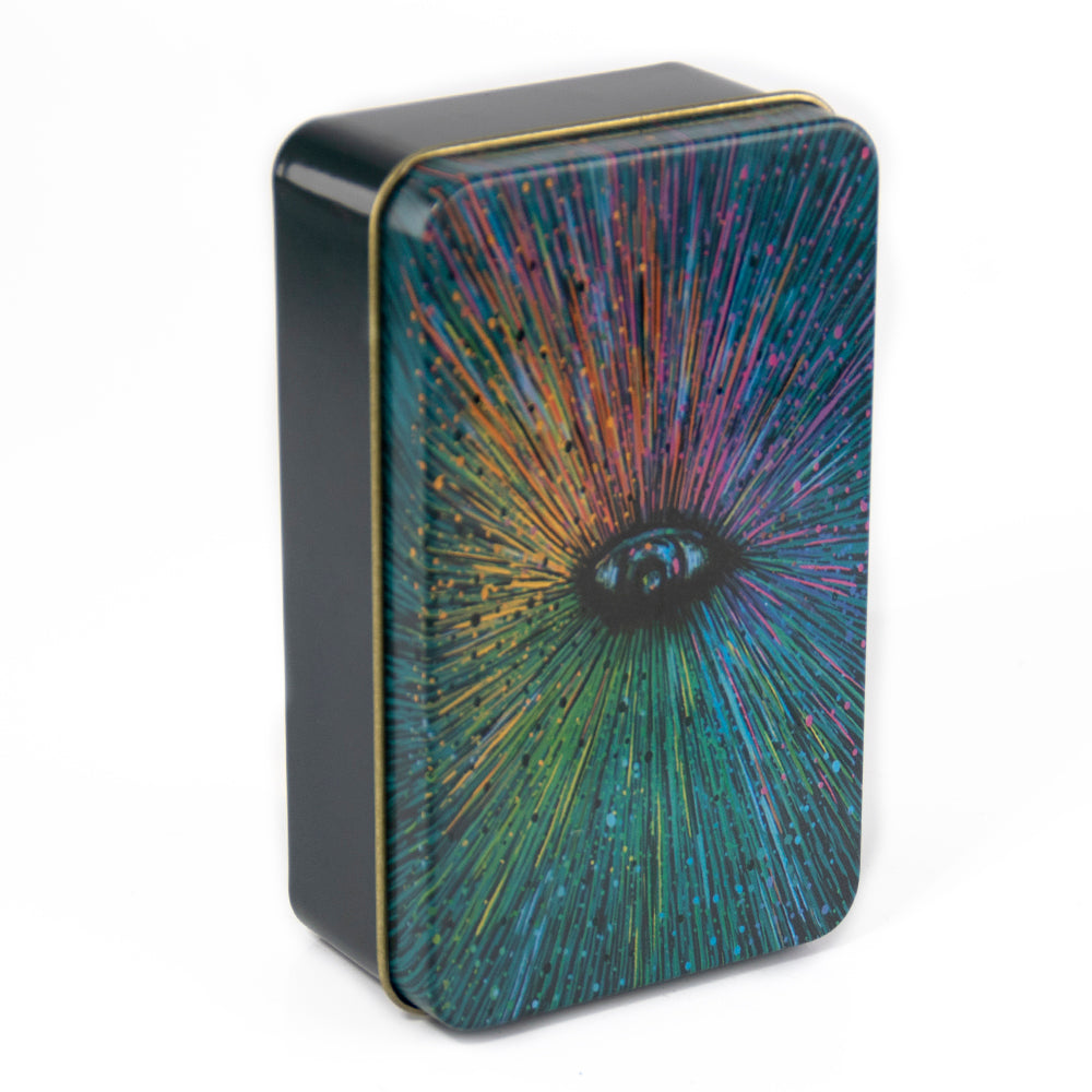 Prisma Visions Tarot Metal Box & Tin Box Gold-Plated Edge Process - TAROT DECK
