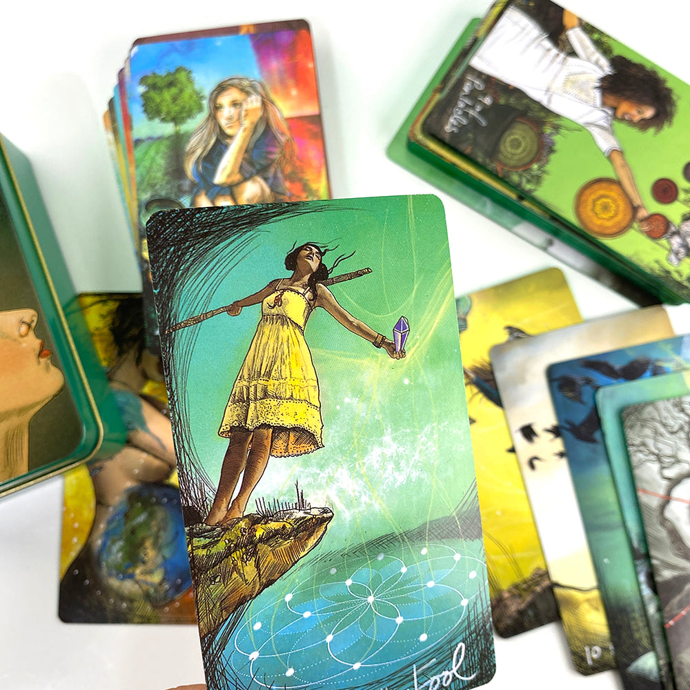 Light Seer's Tarot Metal Box & Tin Box Gold-Plated Edge Process - TAROT DECK