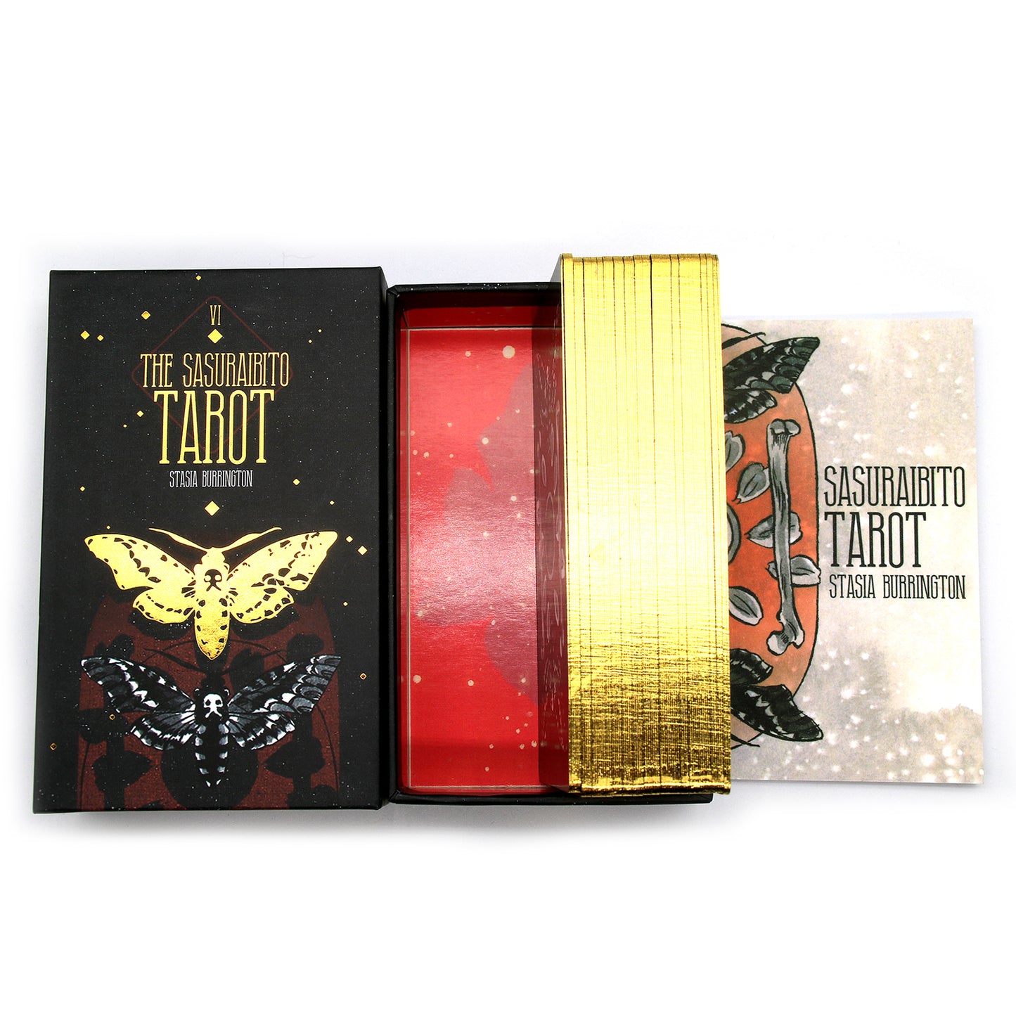 The Sasuraibito Tarot 78 Card Deck And 63-page Guidebook Original Divination Gilt Edge Beautiful Sturdy Lidded Box - TAROT DECK