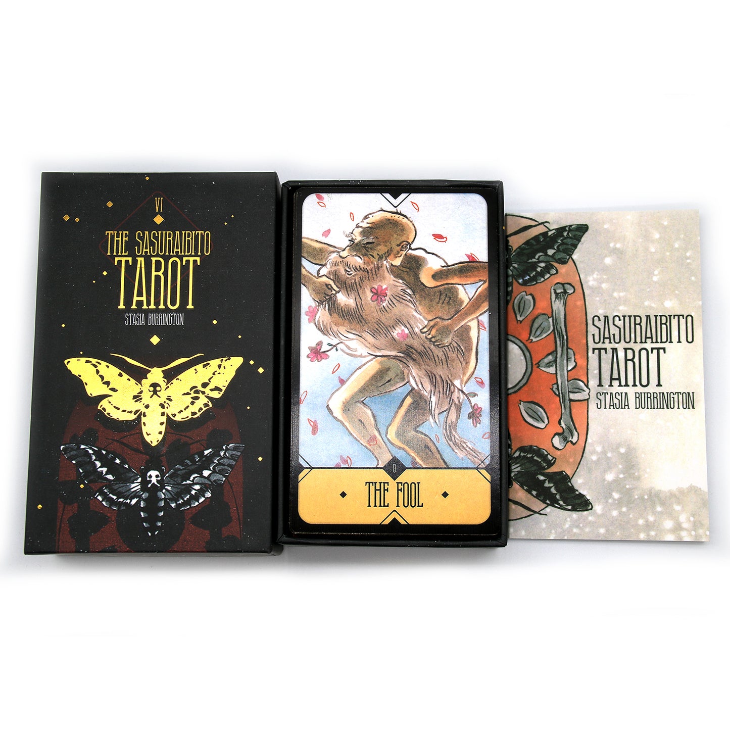 The Sasuraibito Tarot 78 Card Deck And 63-page Guidebook Original Divination Gilt Edge Beautiful Sturdy Lidded Box - TAROT DECK