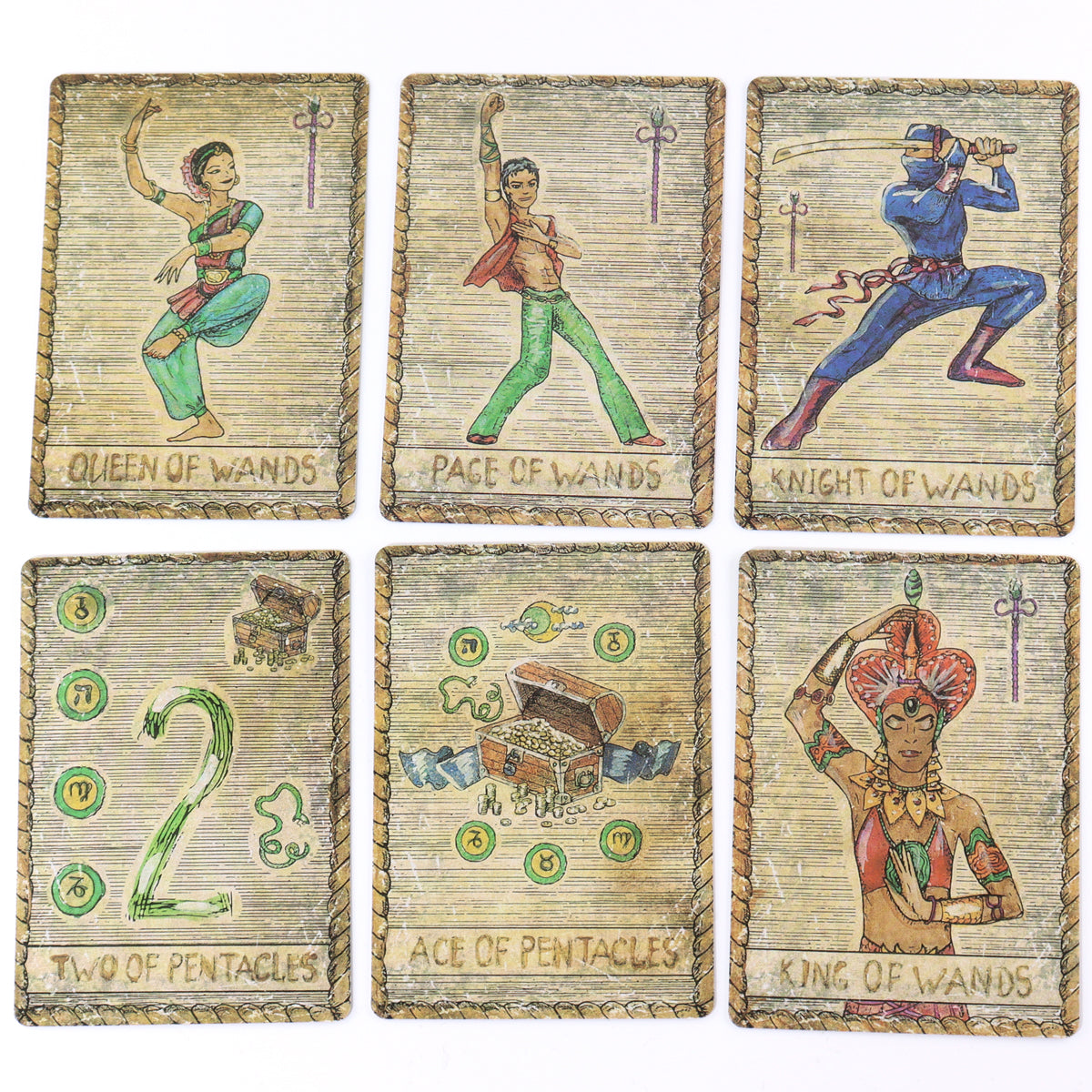 Samiramay Tarot Deck By Vera Petruk's & Guide Booklet Full Deck 78 Cards, 3.5 By 2.5 Inches, Great for Beginners and Collectors - TAROT DECK