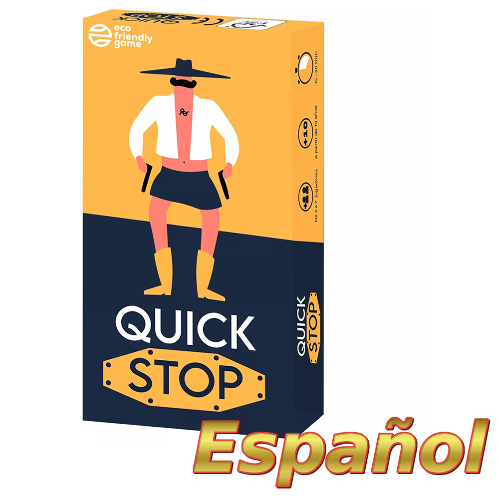 Quick Stop Spanish word card game product image