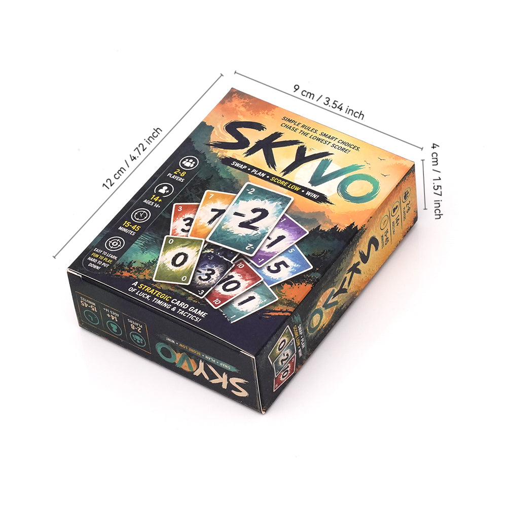 Strategic Number Matching Card Game Fast Paced Score Reduction Gameplay Swap Reveal And Eliminate Cards Family Party Tabletop Game Brain Training Luck And Strategy Challenge