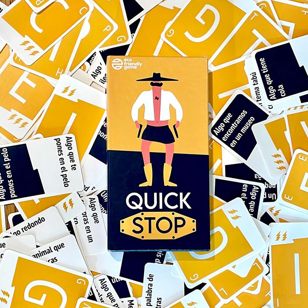 Quick Stop juego de cartas Juegos de Mesa Dinámico y Divertido para Familia y Amigos Versión Entretenida del Juego Stop Español