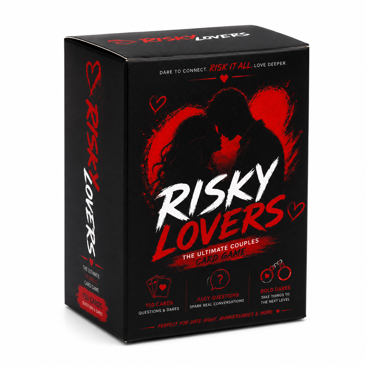 Risk Couples Challenge Card Game Romantic Relationship Adventure Interactive Dare And Question Gameplay Deep Conversation Icebreaker Risk Taking Party Game