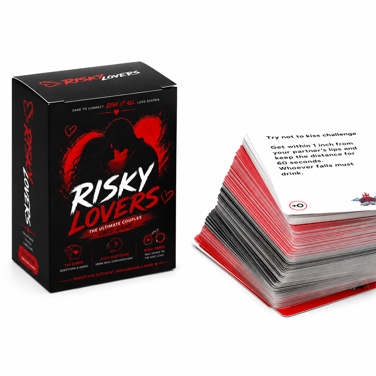 Risk Couples Challenge Card Game Romantic Relationship Adventure Interactive Dare And Question Gameplay Deep Conversation Icebreaker Risk Taking Party Game
