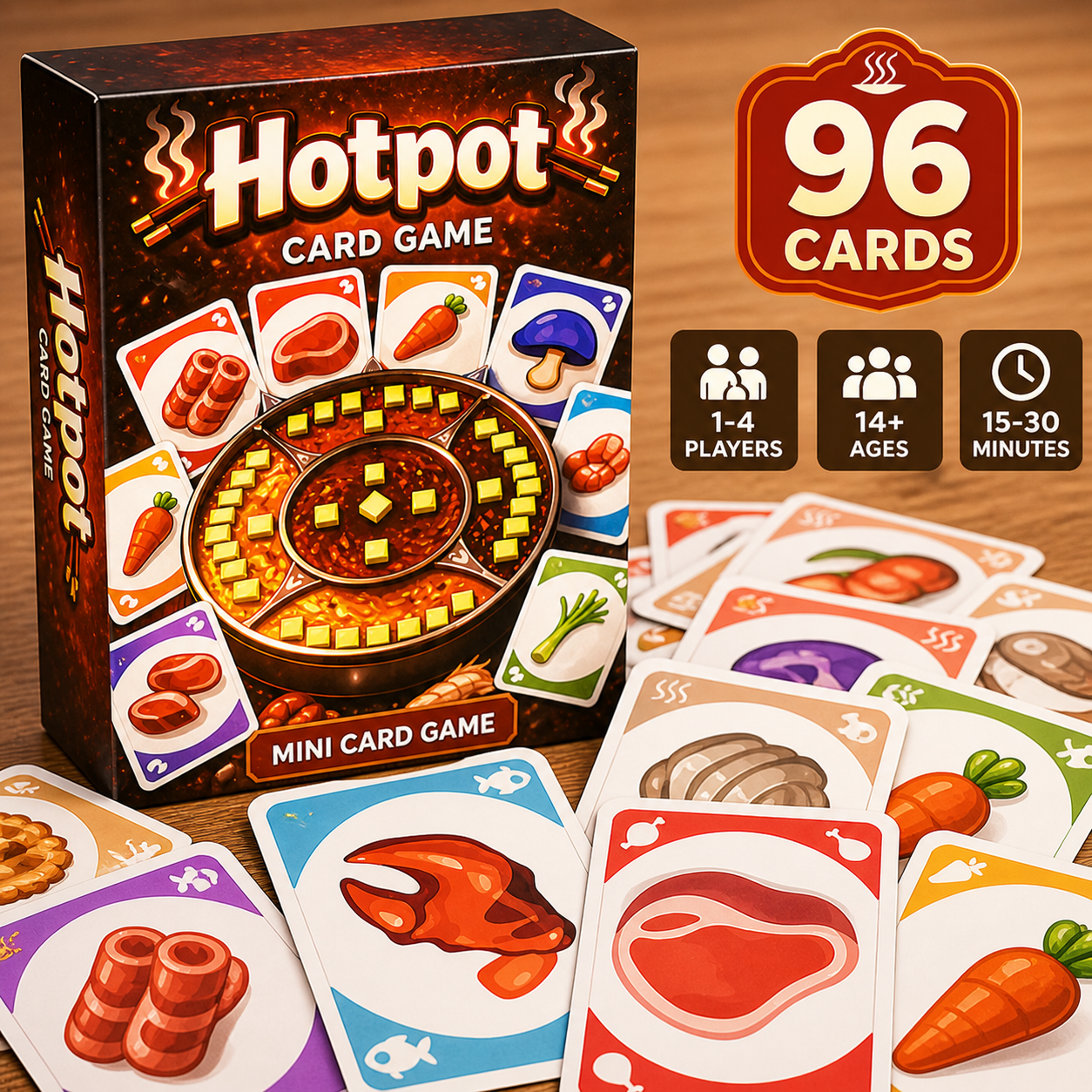Palia Hotpot Style Card Game Set Collection Party Game Strategic Matching Gameplay Build Three Sets Of Three Cards Fun Social Tabletop Experience Easy To Learn
