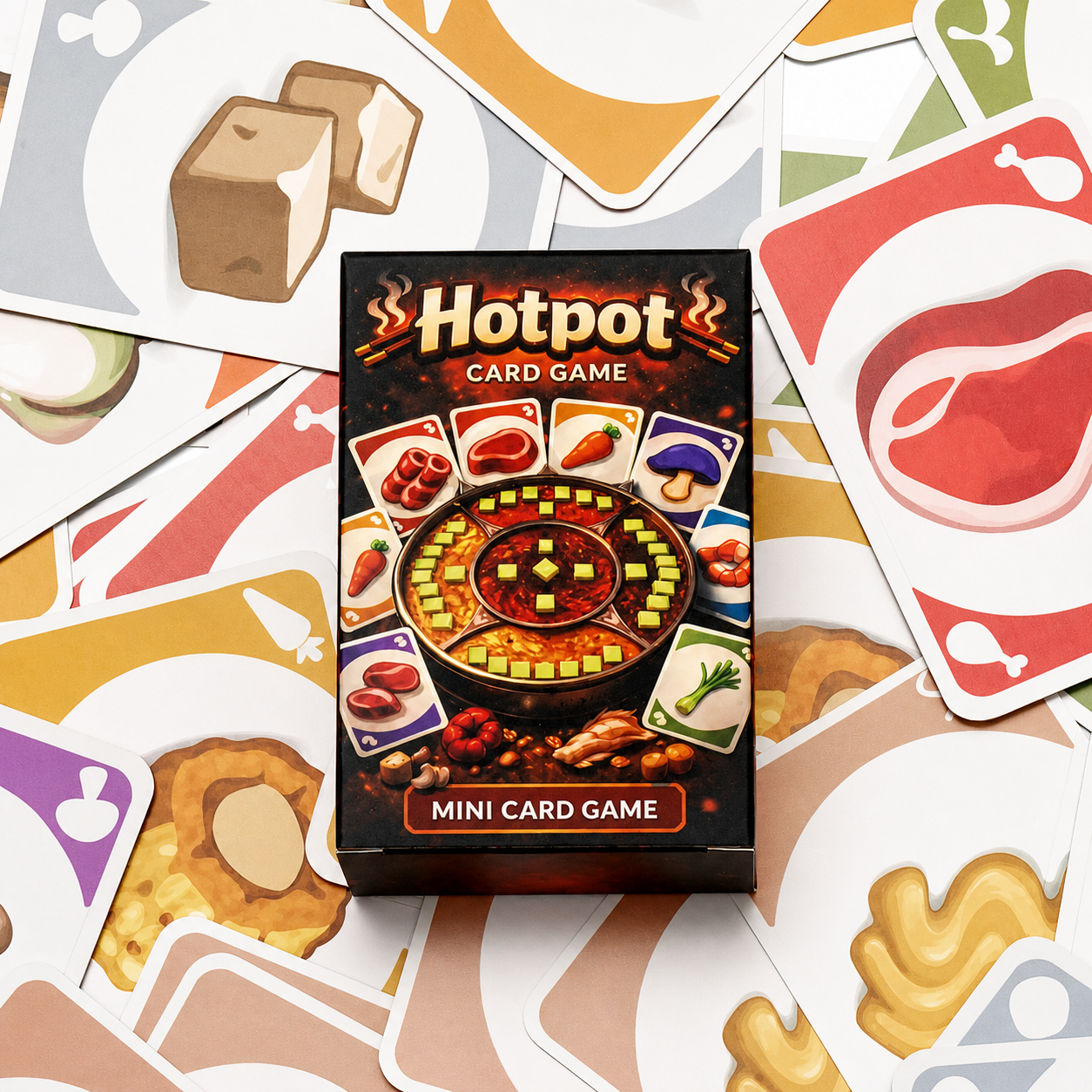 Palia Hotpot Style Card Game Set Collection Party Game Strategic Matching Gameplay Build Three Sets Of Three Cards Fun Social Tabletop Experience Easy To Learn
