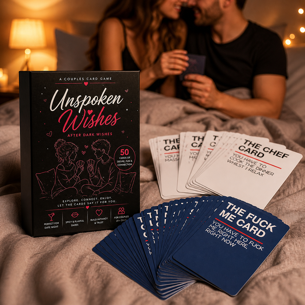 Unspoken Wishes Couples Card Game After Dark Wishes Intimacy Building Romantic Connection Game Spicy And Playful Dare Cards Relationship Bonding Deep Conversation Starters Date Night Game