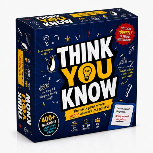 Funny Trivia Card Game Everyday Knowledge Challenge Brain Teaser Party Game Fast Thinking Question Battle Social Conversation Game Contains 110 Cards More Than 400 Questions Wrong Answers Lose Points Travel Friendly Family Gathering Game Replayable