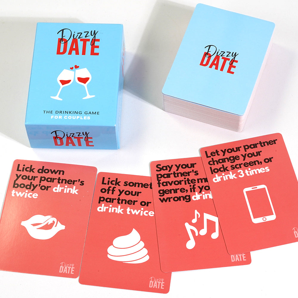 Dizzy Date The Card Game For Date Nights and Parties Perfect Couples Gift! Deeper Question For Your Partner Fun Night Card Game