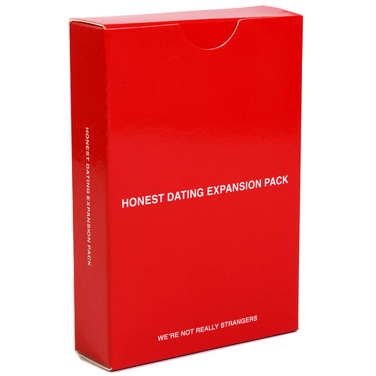 WE'RE NOT REALLY STRANGERS Honest Dating Expansion Pack Card Game - 50 Cards & Wild Cards, Fun Adult Party Game for 2-6 Players, Ages 18+, Strengthens Relationships