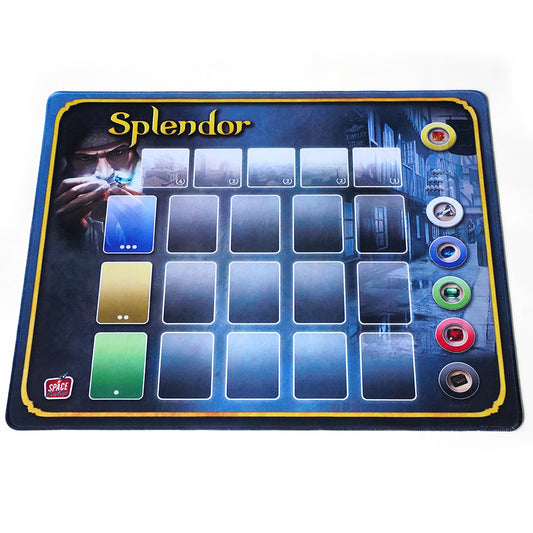 Splendor Board Game Playmat Map Mat Board Game Accessories Mat Large Original Large Size 60cmx50cm Rubber Table Mat HD Map