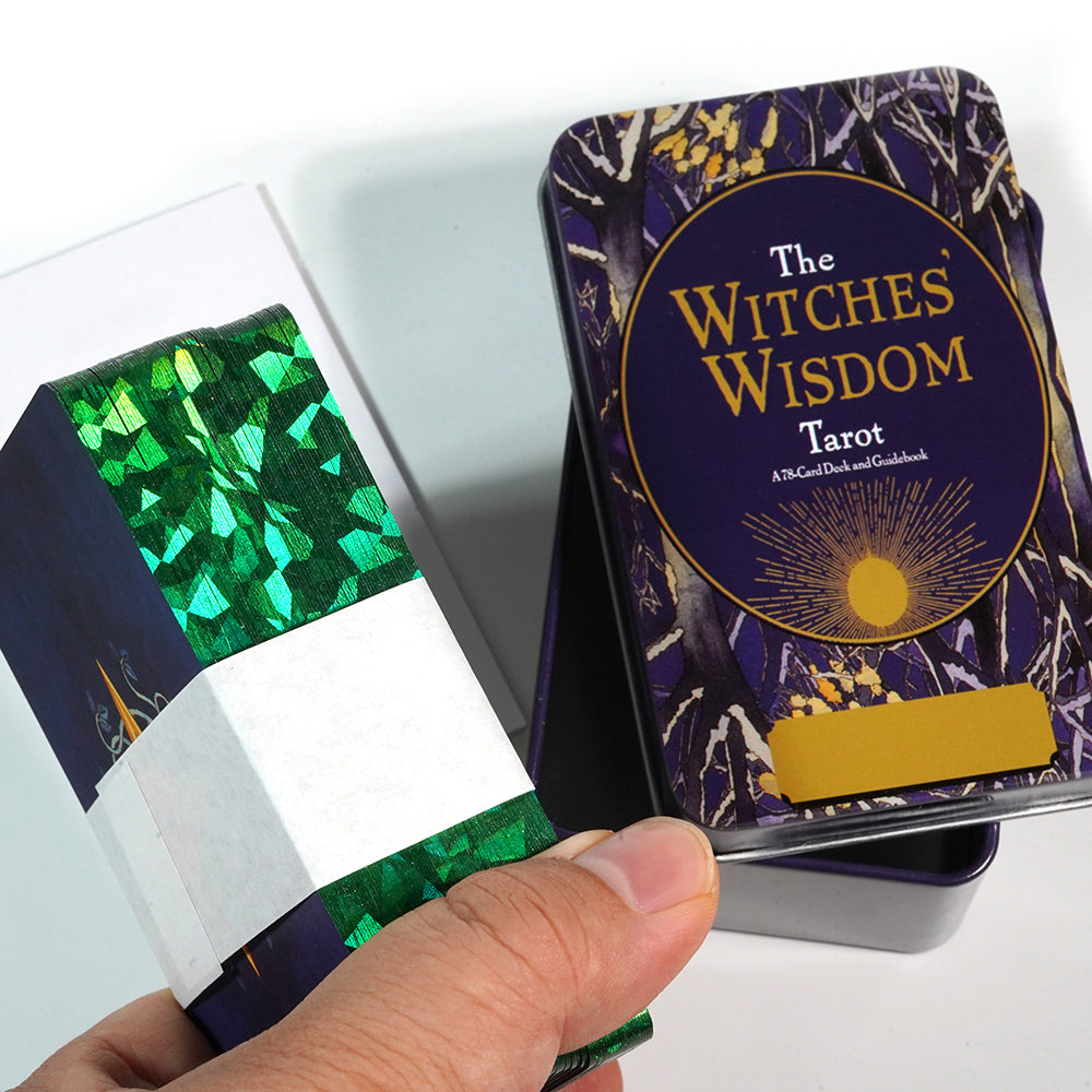 Card The Witches' Wisdom Tarot Tin Storage Box MetalCards Fortune Telling Board Game Cards Divination Tools Party Playing Fate