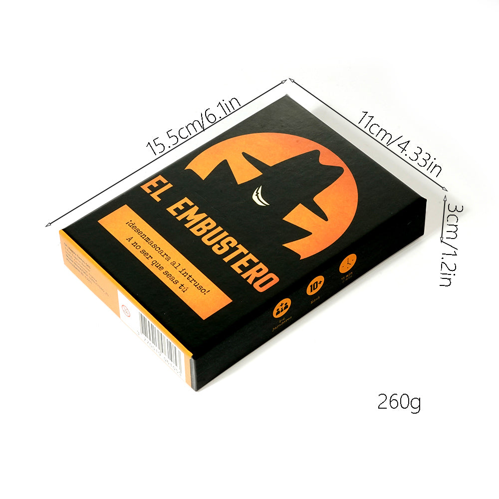 El Embustero - ¿Conseguirás desenmascararlo? ¡Faroles, Creatividad, Juegos de Palabras y sospechas! Juego de Mesa - Familiar, Adultos y Chicos