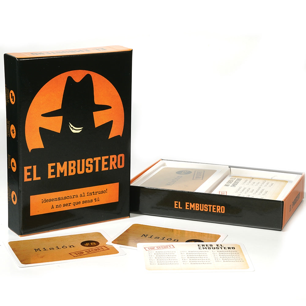El Embustero - ¿Conseguirás desenmascararlo? ¡Faroles, Creatividad, Juegos de Palabras y sospechas! Juego de Mesa - Familiar, Adultos y Chicos