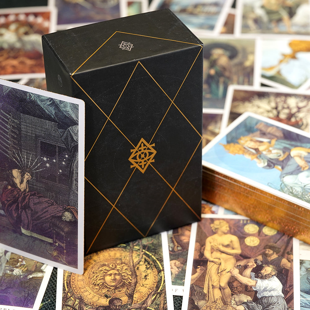 Terra Volatile Tarot Deck 107 cards Tarot Double Side Terra Volatile Tarot by Credo quia Absurdum Hardcover edition