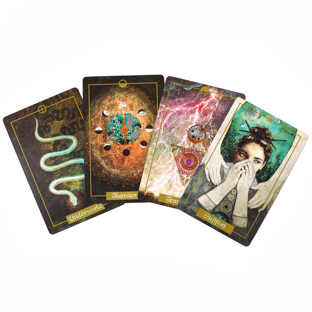 Illuminated Earth Oracle Card Deck, Oracle Deck, Oracle Cards, Tarot Deck, Tarot cards, Divination - TAROT DECK