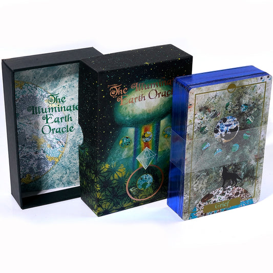 Illuminated Earth Oracle Card Deck Tarot Divination 63-Card Oracle Deck Inspired By The Beauty And Mystery Of The Natural World - TAROT DECK