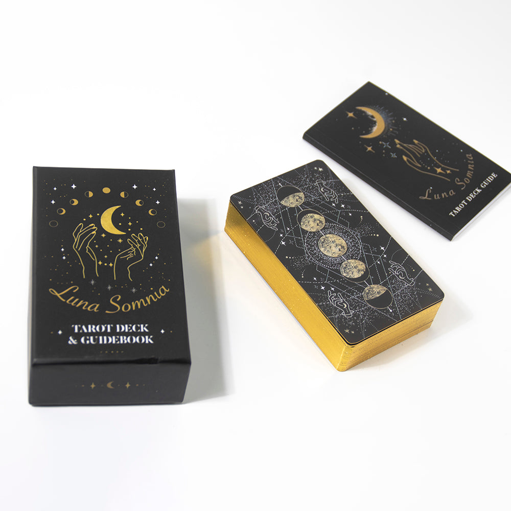 Shores Of Moon Luna Somnia Tarot Deck with Guidebook Box 78 Cards Complete Full Deck Starry Dreams Celestial Astrology Witchy - TAROT DECK